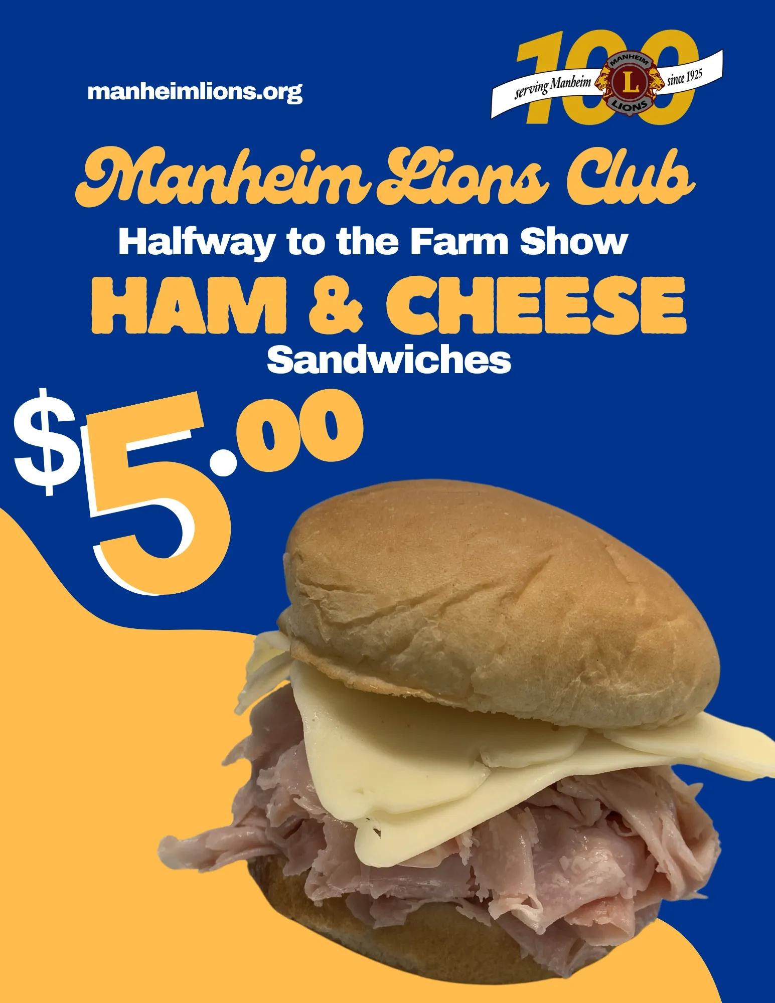 Ham and Cheese Sandwiches Poster